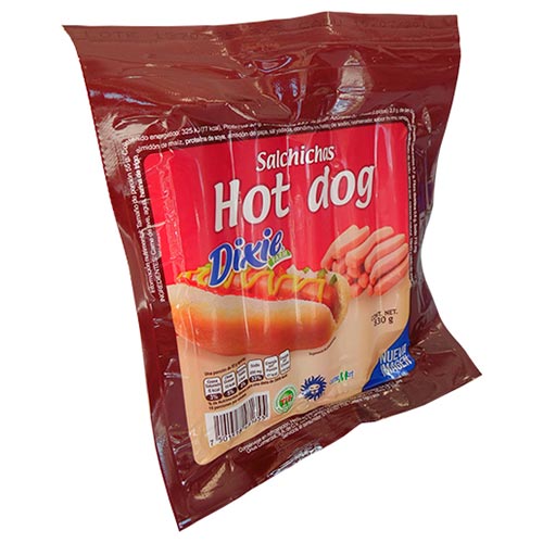 SALCHICHA HOT DOG DIXIE FARM GRAN