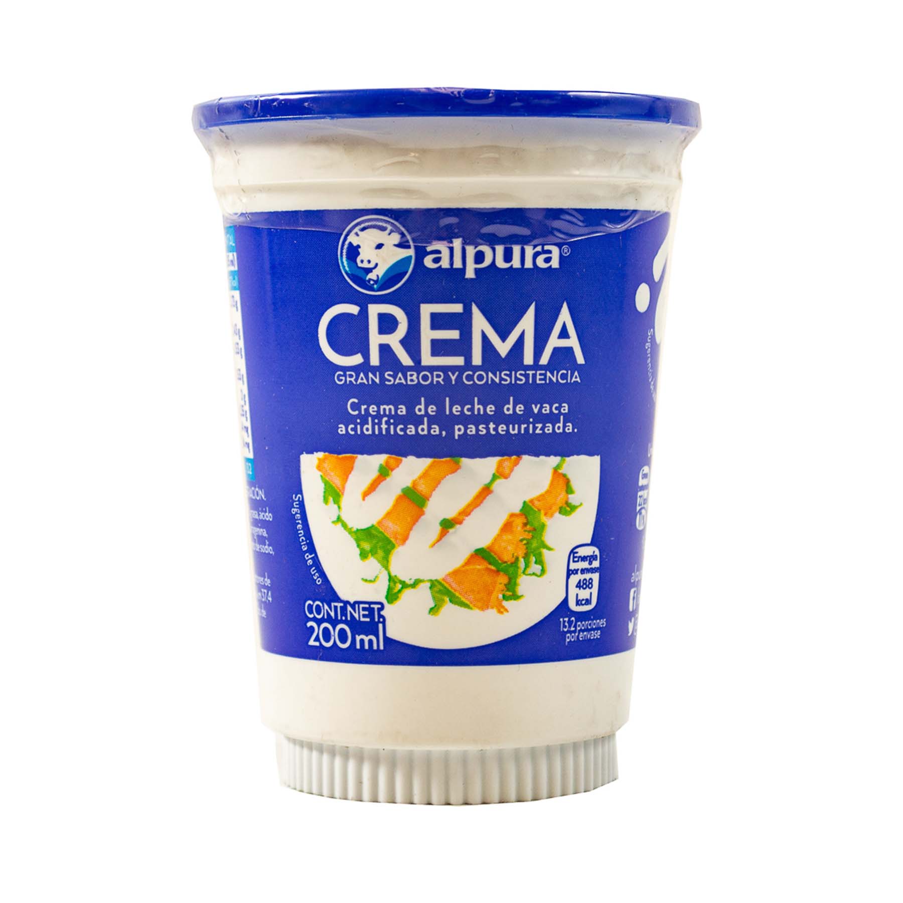 Crema acida alpura bote 200 ml